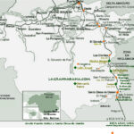 Mapa del estado Bolivar